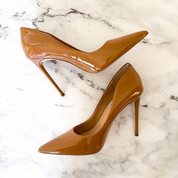 Steve Madden Vala Pointed Toe Stiletto Pumps in Nude Caramel, sz 7 - Picture 11 of 11